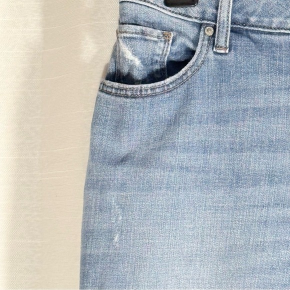 Chico Girlfriend Slim Leg Crop  Blue Women's Jeans size 16 - Picture 4 of 9